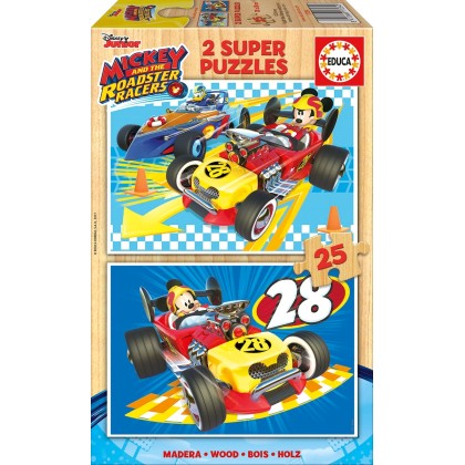 Παζλ Mickey Roadster Racers 2x48pcs (17239) Educa