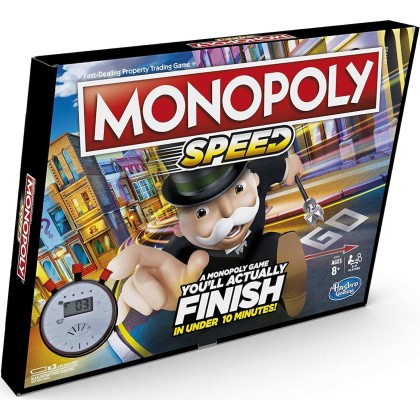 Hasbro Monopoly Speed Board Game  E7033