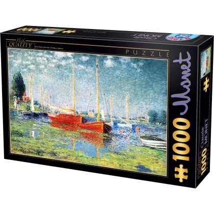 Claude Monet Red Boats at Argenteuil 1000pcs (67548-04) D-Toys