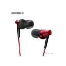 Ακουστικά Ψείρες Remax RM575 με Μικρόφωνο Κόκκινο-Μαύρο Υψηλής Π