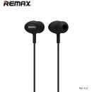 Remax RM-515 Ακουστικά με Μικρόφωνο και Κουμπί Play/Pause Μαύρο