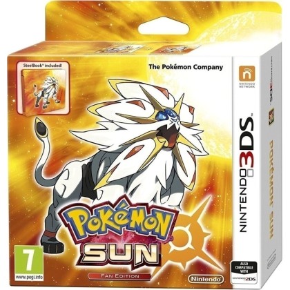 3DS Game - Nintendo Pokemon Sun Steelbook