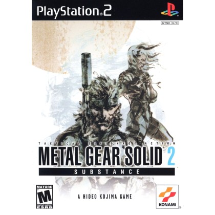 PS2 Game - Metal Gear Solid 2 Substance Used