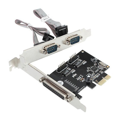 Κάρτα PCI-E PCI Express to 2x Serial COM RS-232 DB9 &amp; 1x