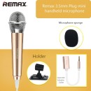 REMAX ®- Φορητό Mini Μικρόφωνο Core Brand Mini 3.5mm Microphone 
