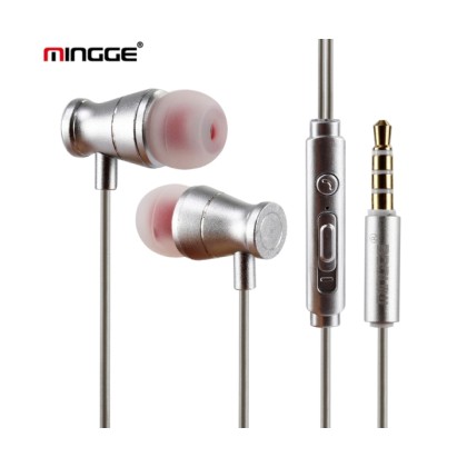MINGGE M12 Μαγνητικά Eνσύρματα Ακουστικά με Μικρόφωνο για Κινητά