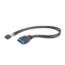 Cablexpert Εσωτερικό καλώδιο Μετατροπής από 9-pin USB 2.0 σε 19-