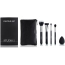Σετ 4 πινέλων Studio 5 Cosmetics Contour Brush Set & Pro Ble