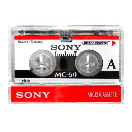 Sony Microsassette 60min 3 Τεμάχια (3MC-60B)