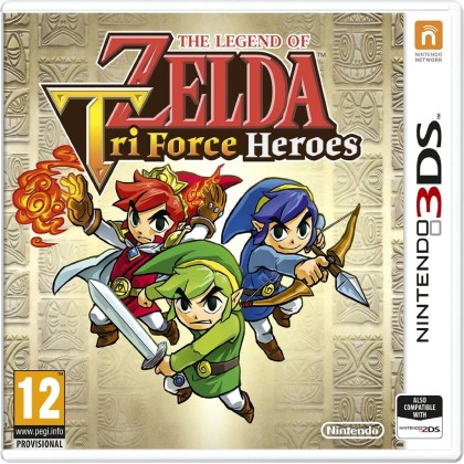 3DS Game - The Legend of Zelda: Tri Force Heroes (new)