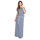 Φόρεμα Summer airy maxi – Navy blue