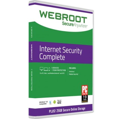Webroot SecureAnywhere Internet Security Complete Antivirus για 