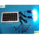 Hλιακό κιτ φωτισμού - solar energy kit - 5 Watt ολοκληρωμένο με 