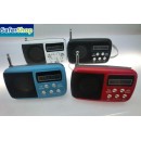 Mini ψηφιακό ραδιόφωνο FM - Αναπαραγωγή MP3/WMA μέσω USB - micro