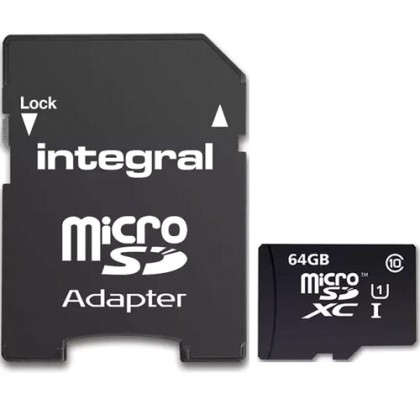 Micro SD memory card 64GB HIGH SPEED - HIGH PERFORMANCE με δώρο 