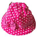 Βρεφικό καπέλο για κορίτσια Φούξια Πουά