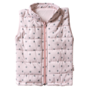Βρεφικό αμάνικο μπουφάν για κορίτσια Stars Ροζ παλ
