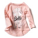 Παιδική μπλούζα MINOTI για κορίτσια Belle ροζ