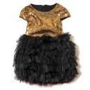 Παιδικό φόρεμα για κορίτσια Bon Bon χρυσό