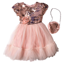 Παιδικό φόρεμα για κορίτσια Manabao ροζ