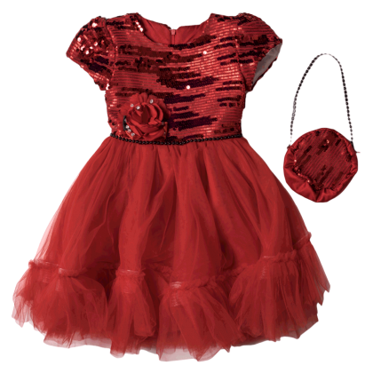 Παιδικό φόρεμα για κορίτσια Manabao κόκκινο
