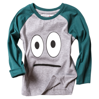 Παιδική μπλούζα Minoti για αγόρια Oops γκρι