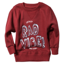 Βρεφική μπλούζα Minoti για αγόρια Rad Vibe μπορντό