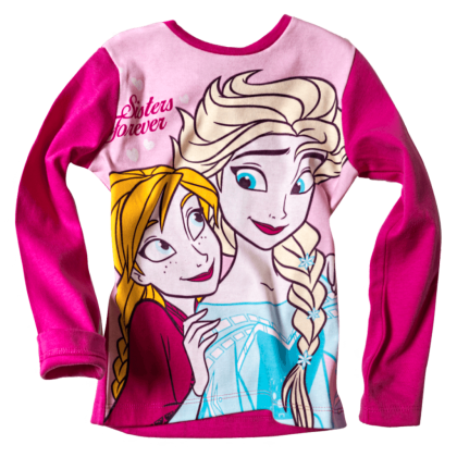 Παδιική μπλούζα για κορίτσια Frozen φούξια Disney