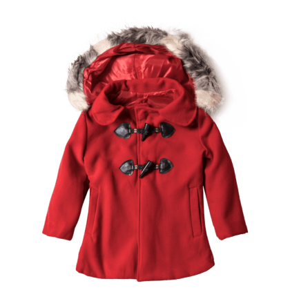 Παιδικό Παλτό για Κορίτσια Fashion Bomb κόκκινο 1-5