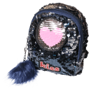 Παιδική τσάντα με παγιέτες για κορίτσια Kiss μπλε