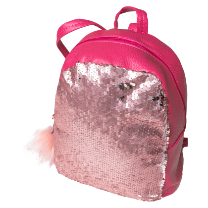 Παιδική τσάντα με παγιέτες για κορίτσια Lady κοραλί ροζ