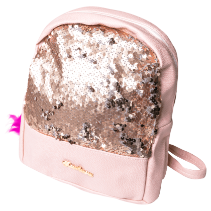 Παιδική τσάντα με παγιέτες για κορίτσια WithYou ροζ