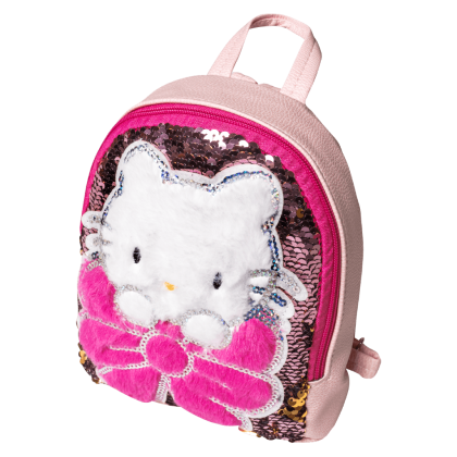 Παιδική τσάντα με παγιέτες για κορίτσια Silky ροζ