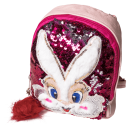 Παιδική τσάντα με παγιέτες για κορίτσια Rabbit ροζ φούξια