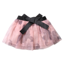 Παιδική φούστα tutu για κορίτσια Flowers ροζ