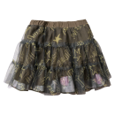 Παιδική φούστα tutu για κορίτσια διπλής όψης λαδί