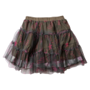 Παιδική φούστα tutu για κορίτσια διπλής όψης λαδί φούξια