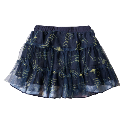 Παιδική φούστα tutu για κορίτσια διπλής όψης μπλε