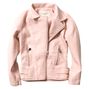 Παιδικό μπουφάν για κορίτσια Pink Fever ροζ δερματίνη