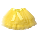 Παιδική φούστα tutu για κορίτσια Princess κίτρινο