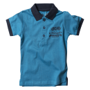 Παιδική μπλούζα για αγόρια Motorcycle πετρόλ