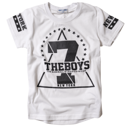 Παιδική μπλούζα για αγόρια Seven άσπρο