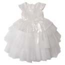 Παιδικό φόρεμα για κορίτσια Almada λευκό