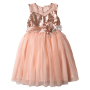 Παιδικό φόρεμα για κορίτσια Loyrosa ροδακινί
