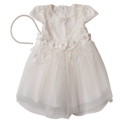 Παιδικό φόρεμα για κορίτσια Praia άσπρο