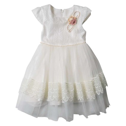 Παιδικό φόρεμα για κορίτσια Vitoria άσπρο