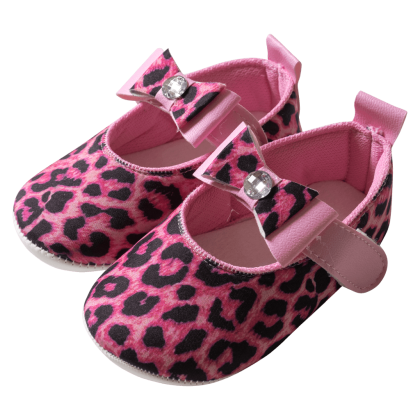 Βρεφικά παπούτσια για κορίτσια Amimal love φούξια