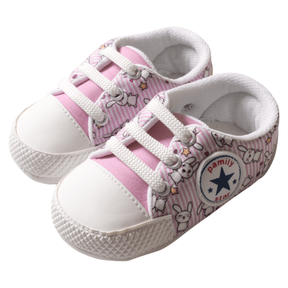 Βρεφικά παπούτσια για κορίτσια Family Star ροζ