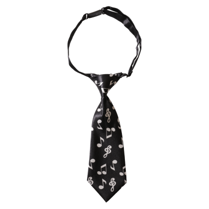 Παιδική γραβάτα για αγόρια Tie Notes μαύρο