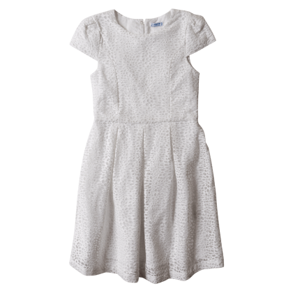 Παιδικό φόρεμα Mayoral για κορίτσια Frames άσπρο